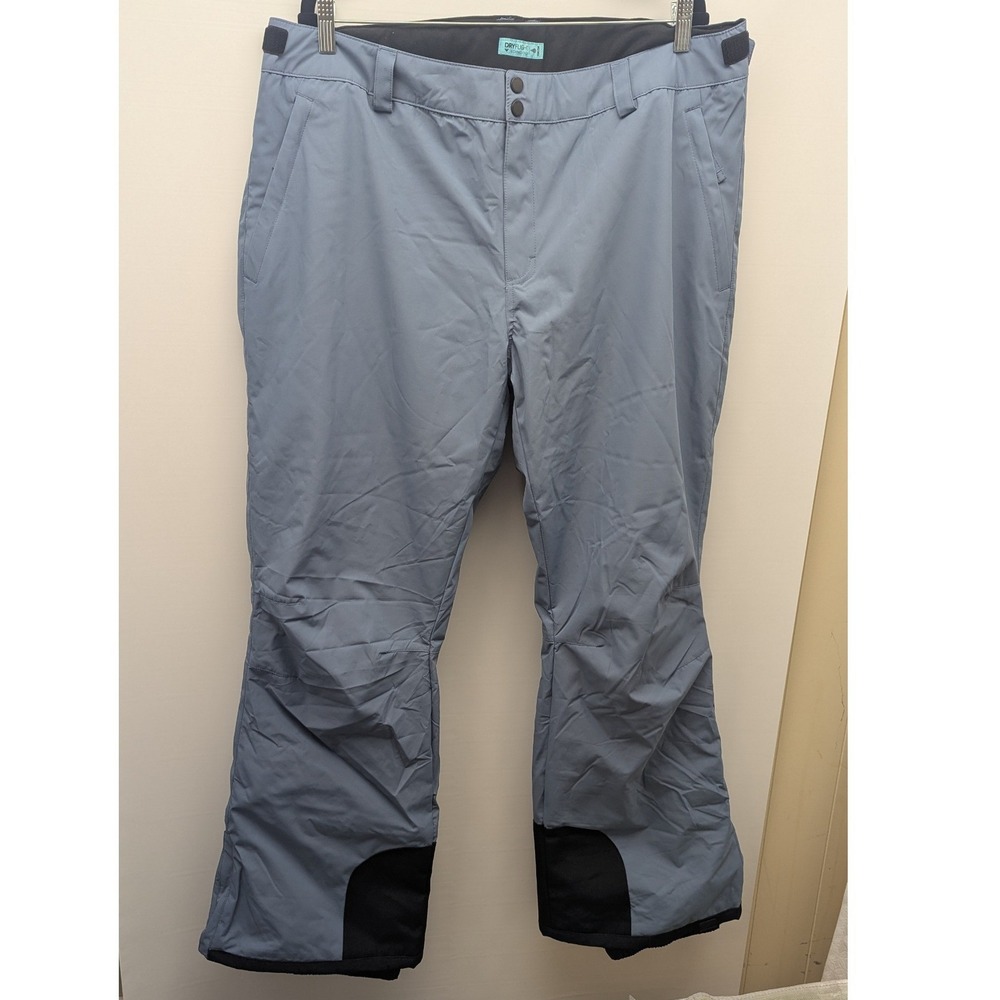 Roxy Snow Pants Blue Gray DryFlight 10K Waterproof Insulated XL